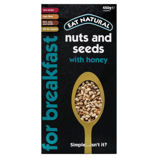 Eat Natural Nuts & Seeds with Honey Toasted Muesli 450g