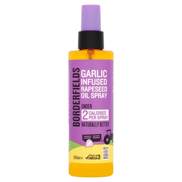 Borderfields Garlic Infused Rapeseed Oil Spray 200ml