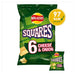 Walkers Squares Cheese & Onion Multipack Snacks 6 x 22g