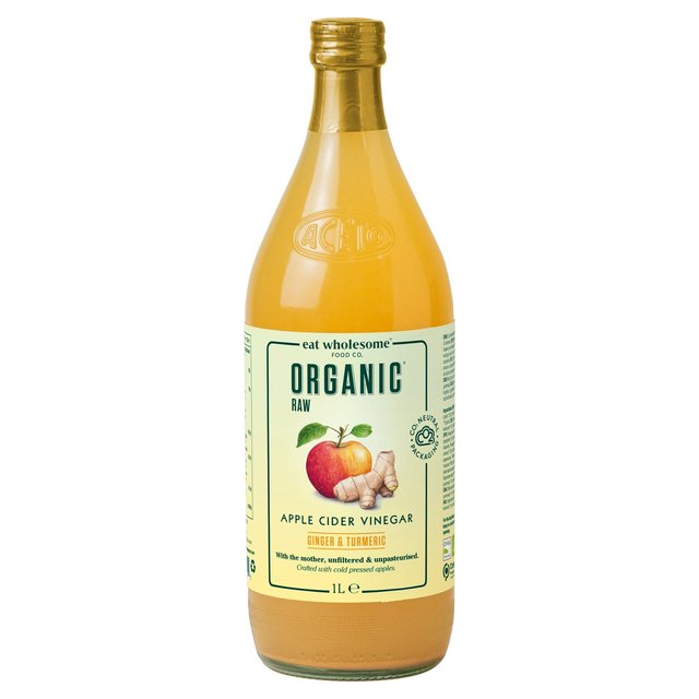 Eat Wholesome Organic Ginger & Turmeric Raw Apple Cider Vinegar 1L