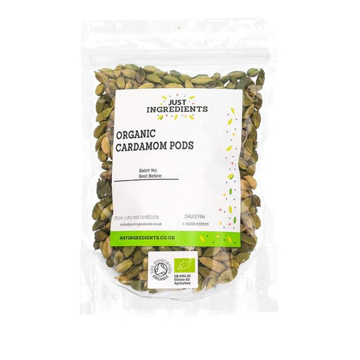 JustIngredients Organic Cardamom Pods 100g