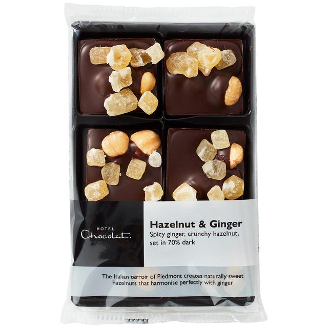 Hotel Chocolat Hazelnut & Ginger Chocolate Selector 70g