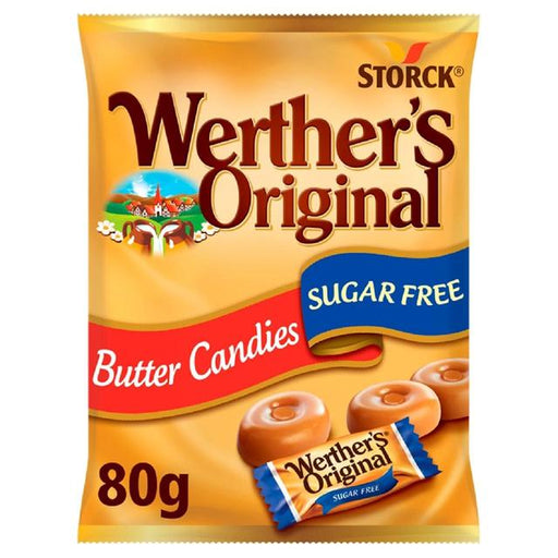 Werther's Original Butter Candies Sugar Free 80g