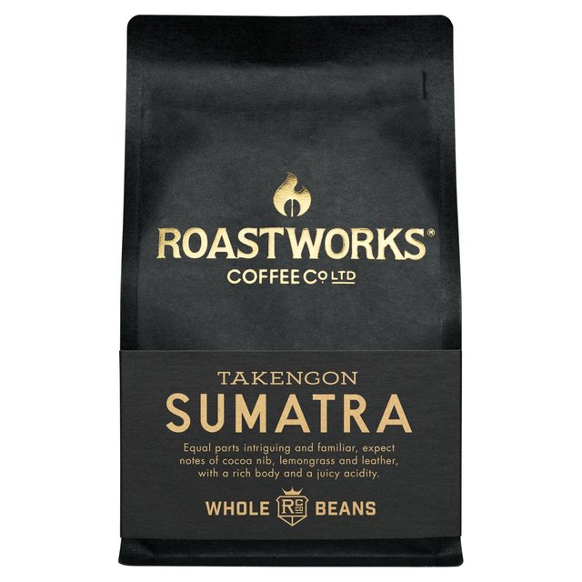 Roastworks Sumatra Whole Bean Coffee 200g