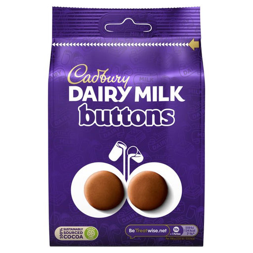 Cadbury Dairy Milk Chocolate Buttons Bag 119g