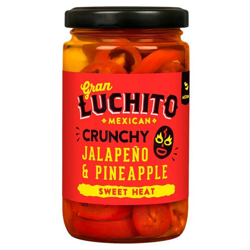 Gran Luchito Crunchy Sliced Jalapeno & Pineapple for Fajita & Taco 215g