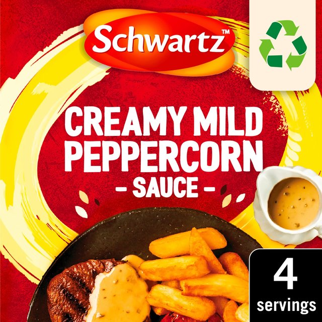 Schwartz Mild Peppercorn Sauce Mix 25g