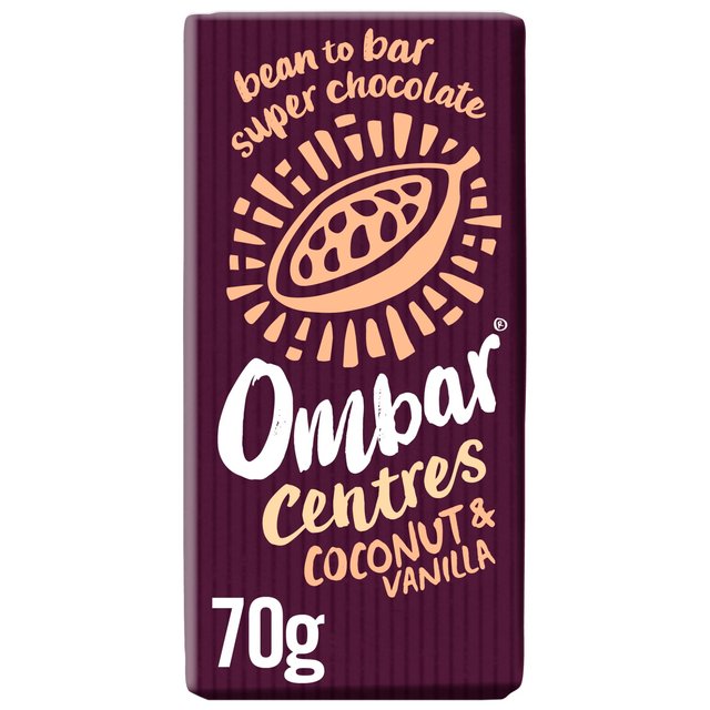 Ombar Centres Coconut & Vanilla Organic Vegan Fair Trade Chocolate 70g