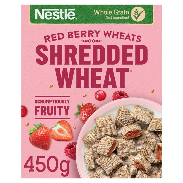 Nestle Shredded Wheat Red Berries & Vanilla Cereal 450g