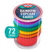 Dr. Oetker Rainbow Cupcake Cases 72 per pack