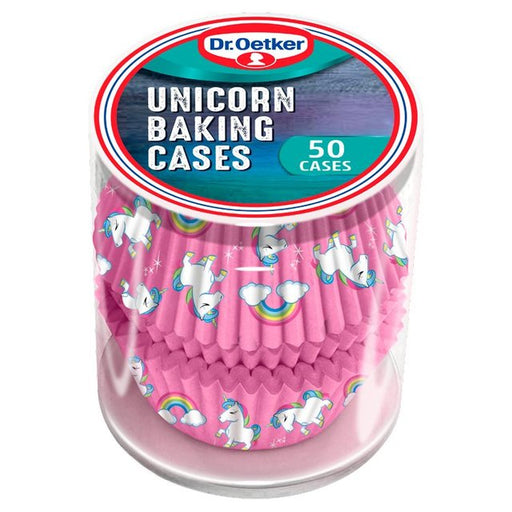 Dr. Oetker Unicorn Cupcake Baking Cases 50 per pack