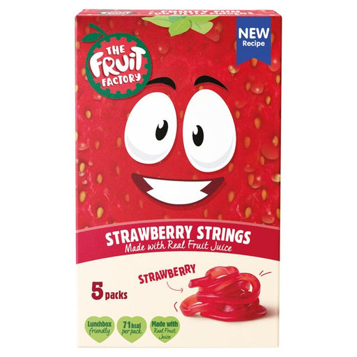 The Fruit Factory Strawberry Fruit Strings 100g