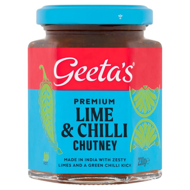 Geeta's Lime & Chilli Chutney 230g