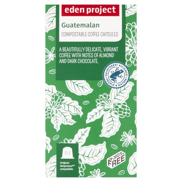 Eden Project Home compostable Nespresso capsules - Guatemala 10 per pack