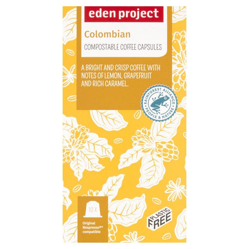 Eden Project Home compostable Nespresso capsules - Colombia 10 per pack