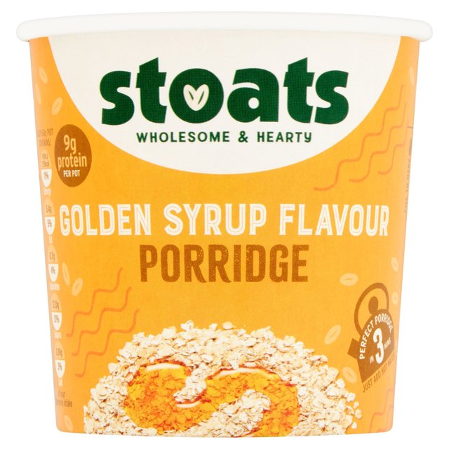 Stoats - Porridge Pot - Golden Syrup 60g