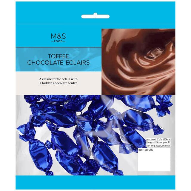 M&S Toffee Chocolate Eclairs 200g