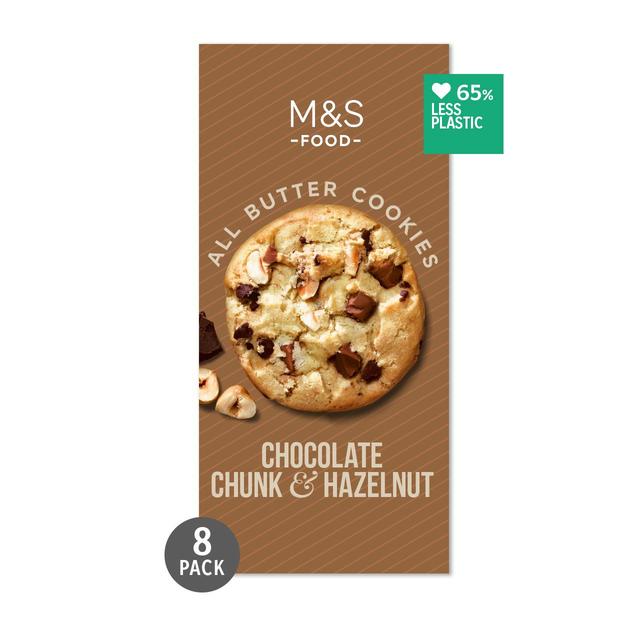 M&S All Butter Belgian Chocolate Chunk & Hazelnut Cookies 200g