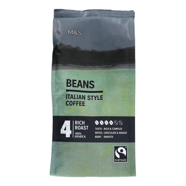 M&S Fairtrade Italian Coffee Beans 227g