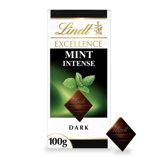 Lindt Excellence Intense Dark Mint Chocolate Bar 100g