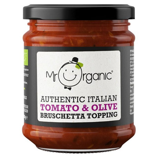 Mr Organic Tomato & Olive Bruschetta Topping 200g