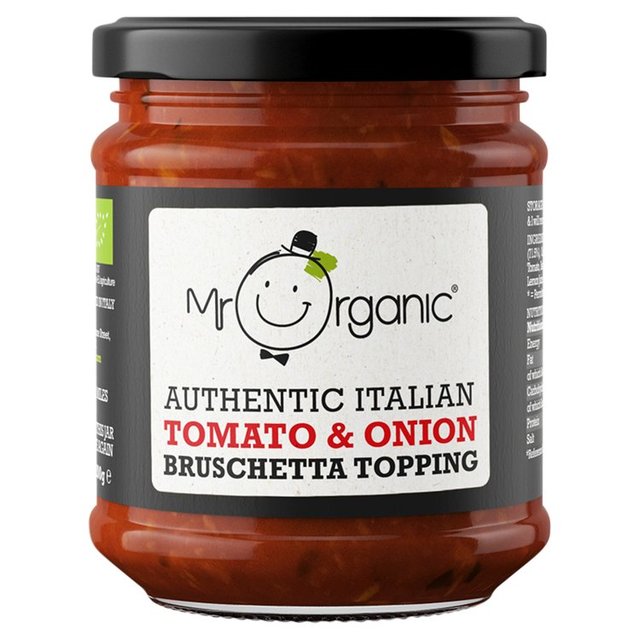 Mr Organic Tomato & Red Onion Bruschetta Topping 200g