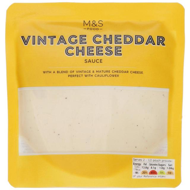 M&S Vintage Cheddar Cheese Sauce 200g