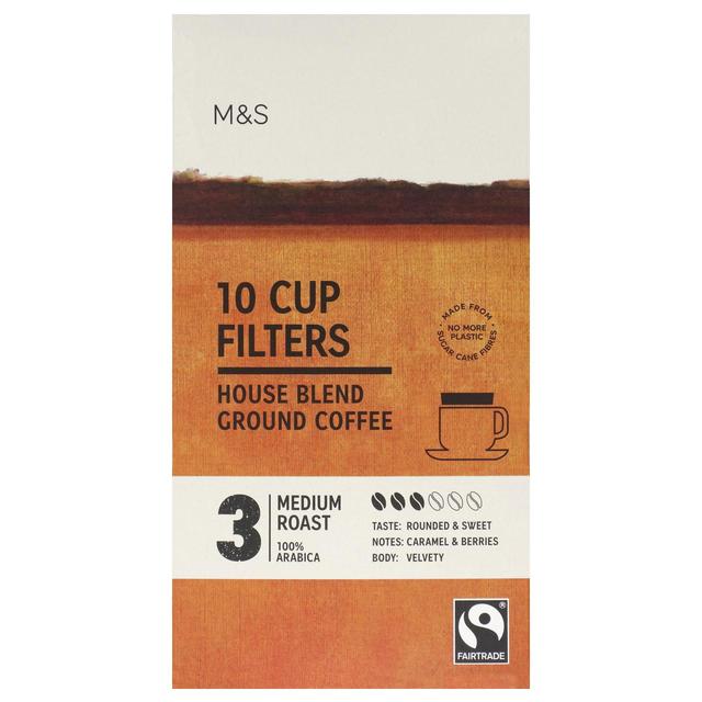 M&S Fairtrade Classic One Cup Coffee Filters 10 per pack