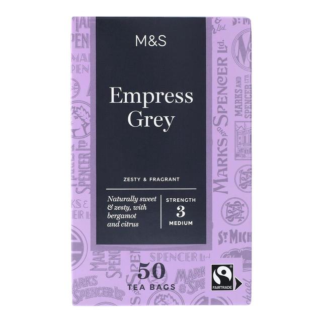 M&S Fairtrade Empress Grey Tea Bags 50 per pack