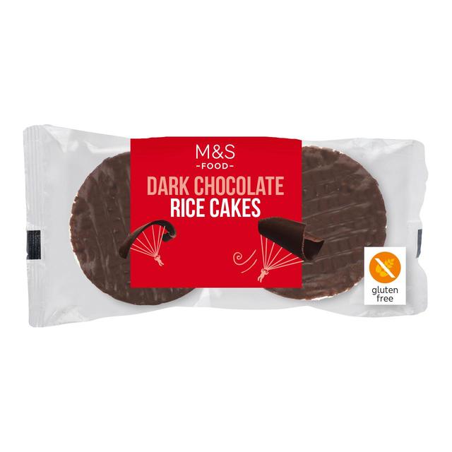 M&S Belgian Dark Chocolate Rice Cakes 102g