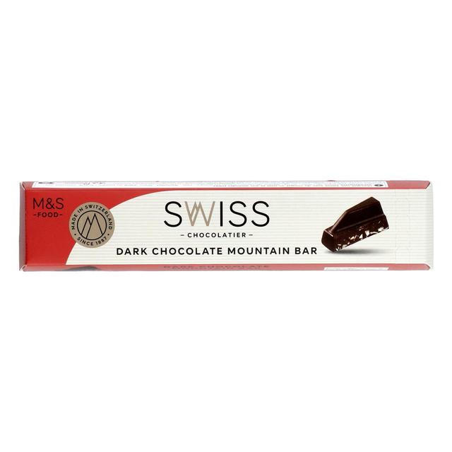 M&S Swiss Dark Chocolate Mountain Bar 100g