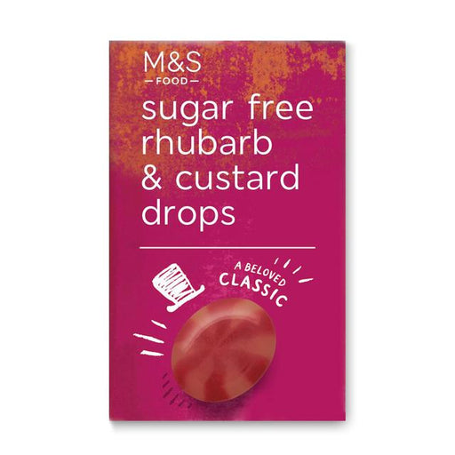 M&S Sugar Free Rhubarb & Custard Drops 42g