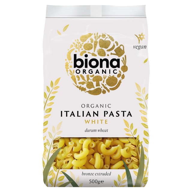 Biona Organic White Macaroni Pasta 500g