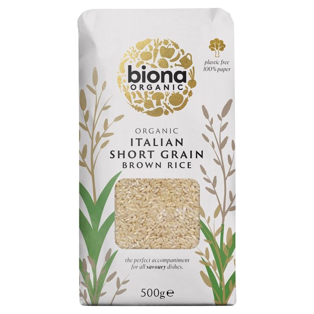 Biona Organic Short Grain Italian Brown Rice 500g