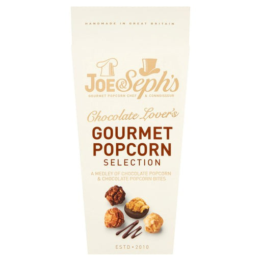 Joe & Seph's Chocolate Lovers Gourmet Popcorn Box 105g