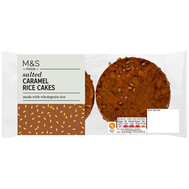 M&S Salted Caramel Rice Cakes 114g