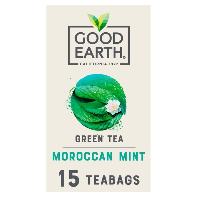 Good Earth Teabags Moroccan Mint & Green Tea 15 per pack