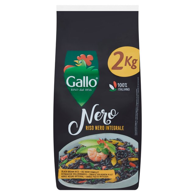 Riso Gallo Black Wholegrain Rustico rice 2kg