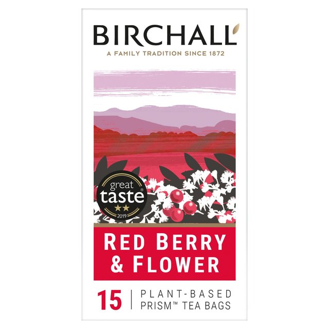 Birchall Red Berry & Flower Tea Bags 15 per pack