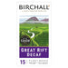 Birchall Great Rift Decaf - 15 Prism Tea Bags 15 per pack