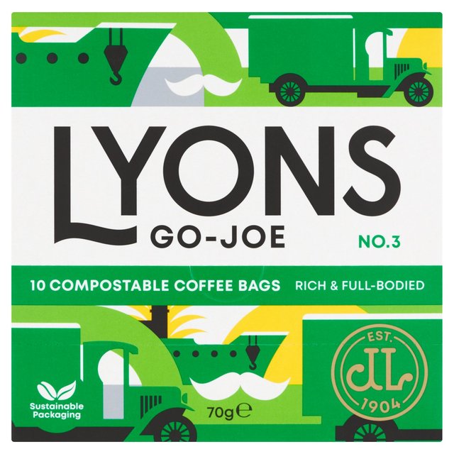 Lyons Go-Joe Coffee Bags 10 per pack