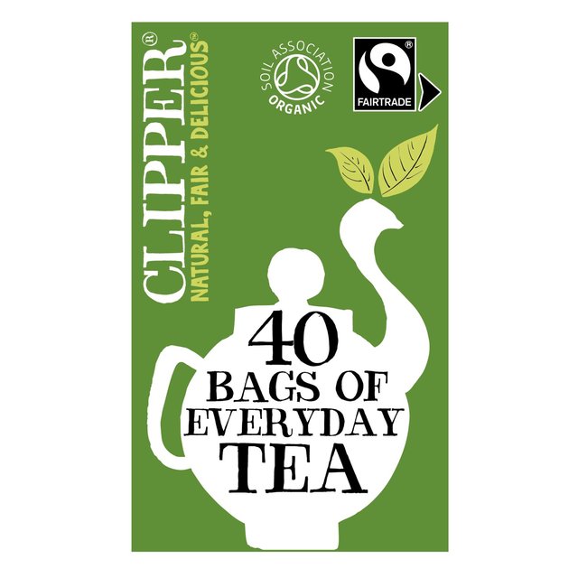 Clipper Organic & Fairtrade Everyday Tea 40 per pack