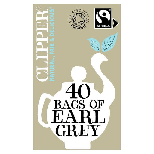 Clipper Organic & Fairtrade Earl Grey Tea Bags 40 per pack