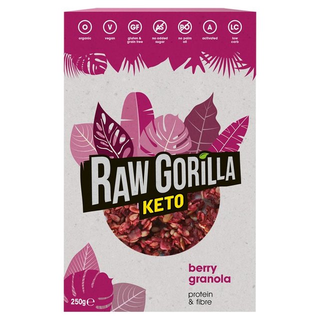 Raw Gorilla Keto Berry Granola 250g