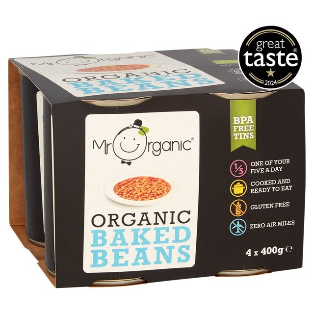 Mr Organic Baked Beans 4 x 400g