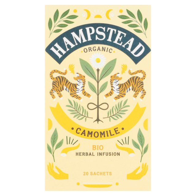 Camomile Infusion Organic Hampstead Tea 20 per pack