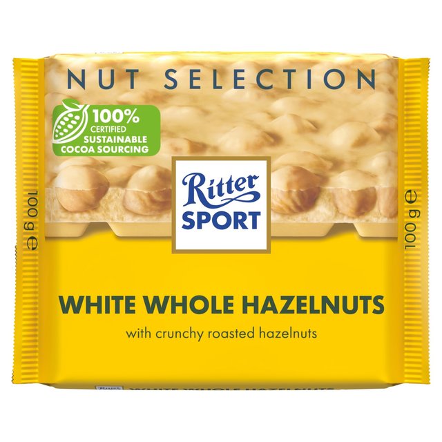 Ritter Sport Nut Perfection White Whole Hazelnut 100g