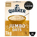 Quaker Oats Jumbo Rolled Oats Porridge Cereal 1kg