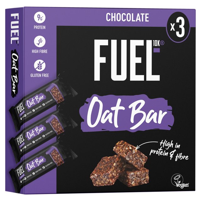 FUEL10K Chocolate Oat Bar Multipack 3 x 45g