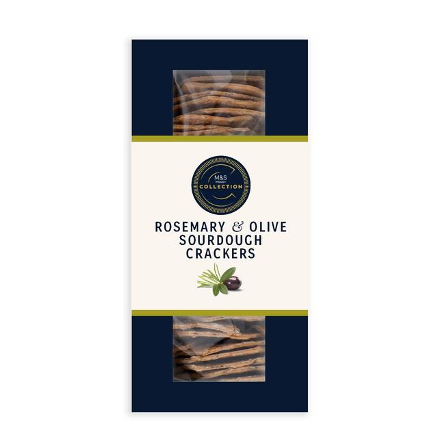 M&S Collection Rosemary & Olive Crackers 130g